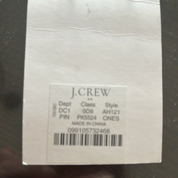 J. Crew Statement Earrings Gold tone Crystals yellow orange pink NWT - Picture 4 of 5